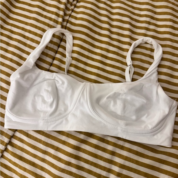 aerie Other - aerie White Cotton Underwire Style Bra